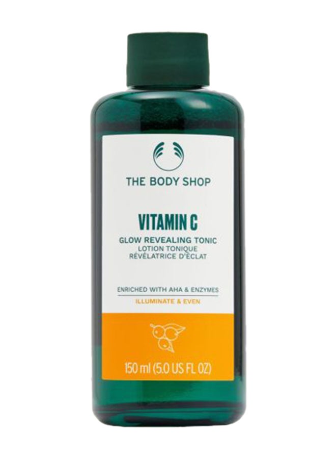 THE BODY SHOP Vitamin C Glow Revealing Exfoliating Tonic – Gentle Face Toner with AHA, Papaya Enzymes & Vitamin C | Minimises Pores, Evens Skin Tone, Smoothes Texture, Renewed Radiance | Suitable for All Skin Types,150ml - Image 1