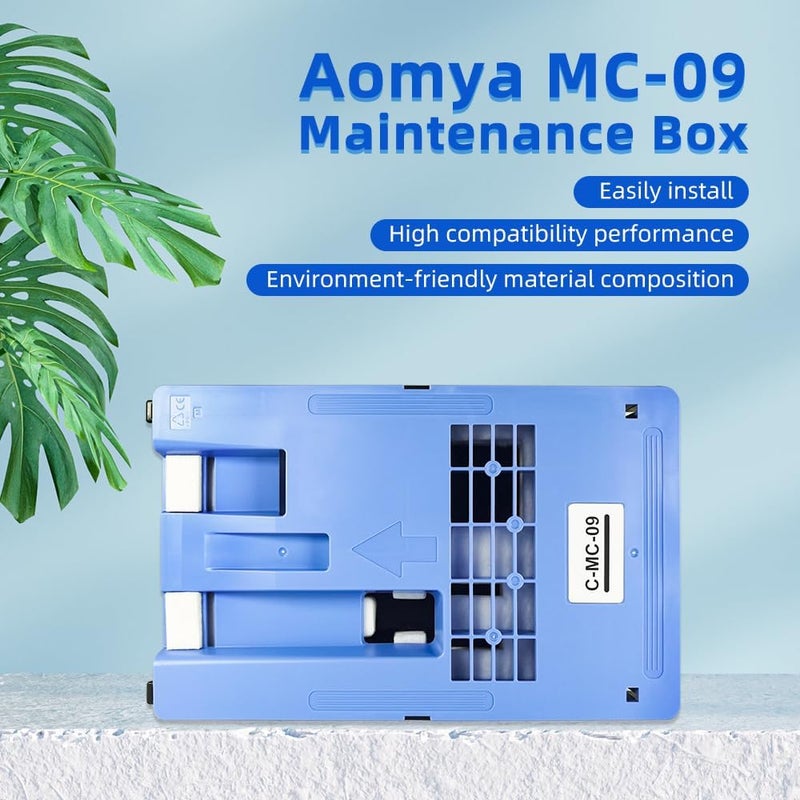 Aomya خرطوشة صيانة MC-09 متوافقة صندوق حبر النفايات MC 09 بديلة لطابعات Canon imagePROGRAF iPF810, iPF810 PRO, iPF815, iPF820, iPF820 PRO, iPF825, iPF831, iPF841, iPF851 - Image 2