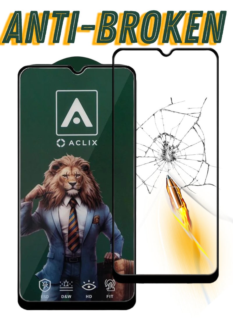 ACLIX 4 Pieces Antistatic ESD Dustproof Premium Quality High Definition Tempered Glass Screen Protector Designed For Samsung Galaxy A05s - Image 4