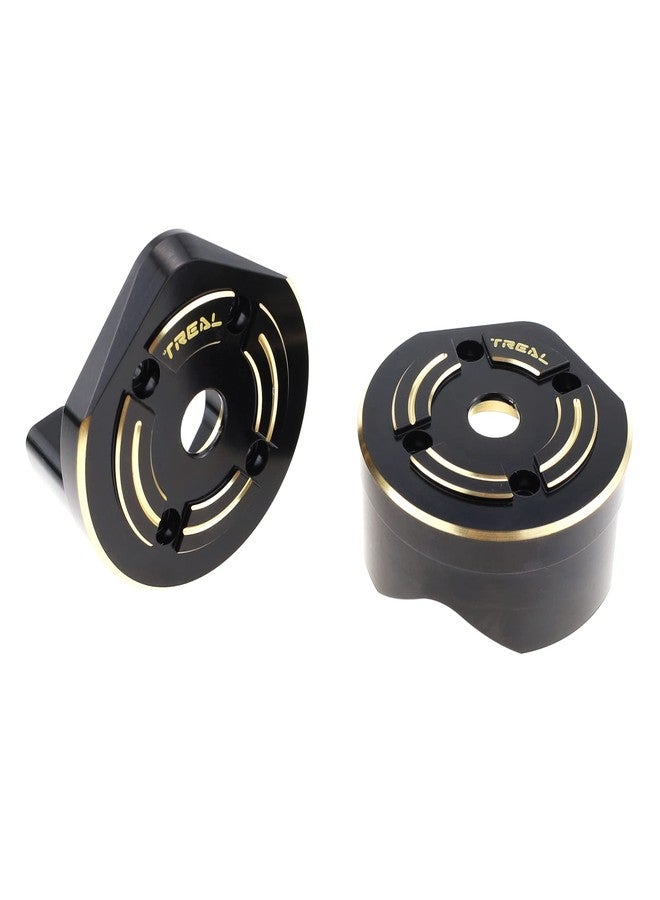 Treal Brass Upgrades Outer Portal Covers Heavy Weights 93g/pc for Axial 1/10 Capra UTB10/SCX10 III-Type B - Image 1
