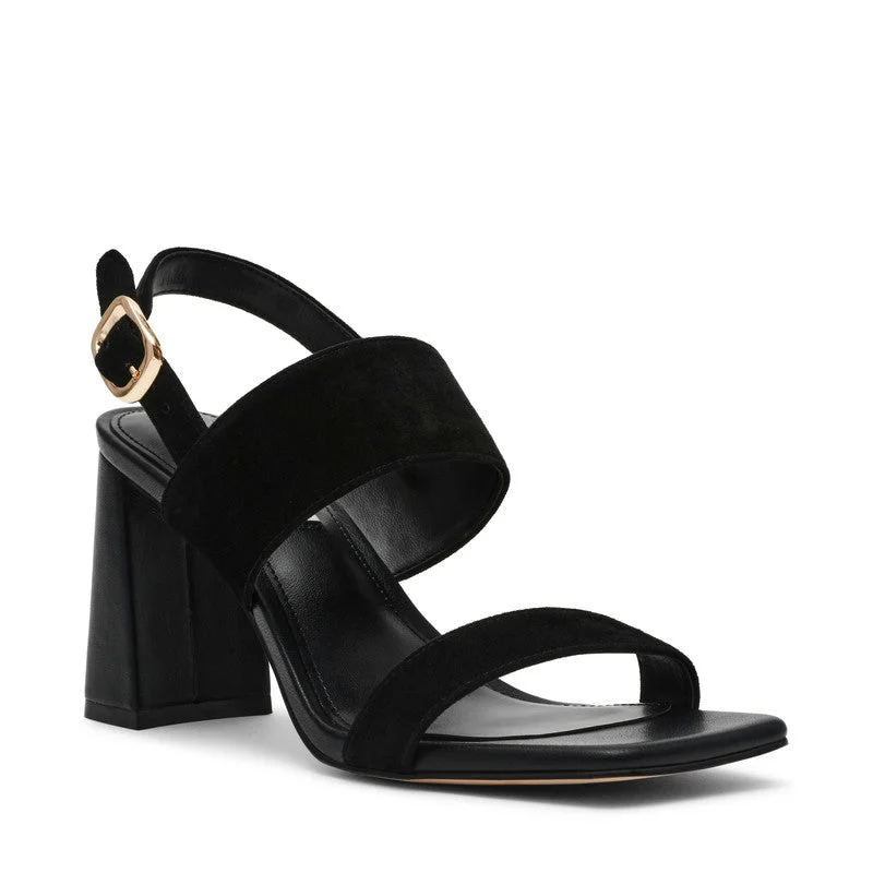 STEVE MADDEN Wendie Black Women's Sandals