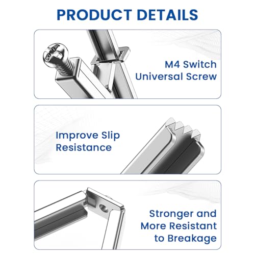 Serplex Cotton 10PCS High-Strength Electrical Box Screws Support Rod for 86/118 Type Junction Box Repair,Adjustable 48-85mm,Universal Outlet Repairer Wall Mount Switch Box Repair Tool for Home&Office - Image 5