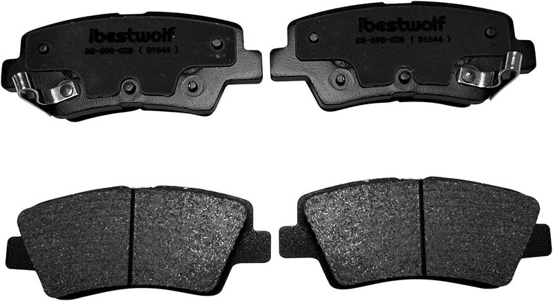IBESTWOLF Front and Rear Ceramic Brake Pads for Hyundai Elantra, Veloster, and Kia Forte - Image 5