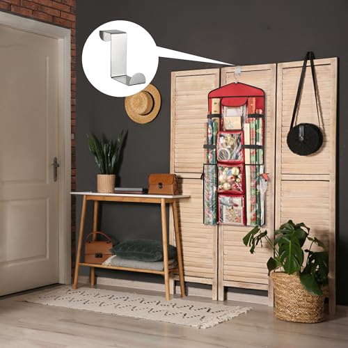 EXLIFBAG Wrapping Paper Storage, Gift Wrap Organizer Holder Double-Sided Hanging Gift Bag Storage Organizer - Image 5