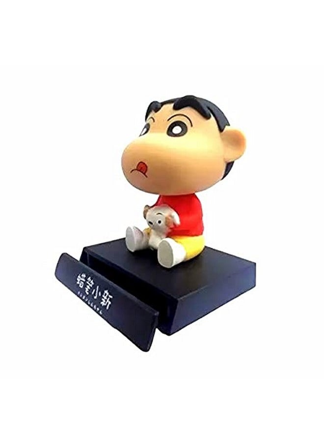 Trunkin - Trunkin Shinchan Shiro Model B Bobblehead for Desk | Action Figure Bobble Head Super Toy - Image 1