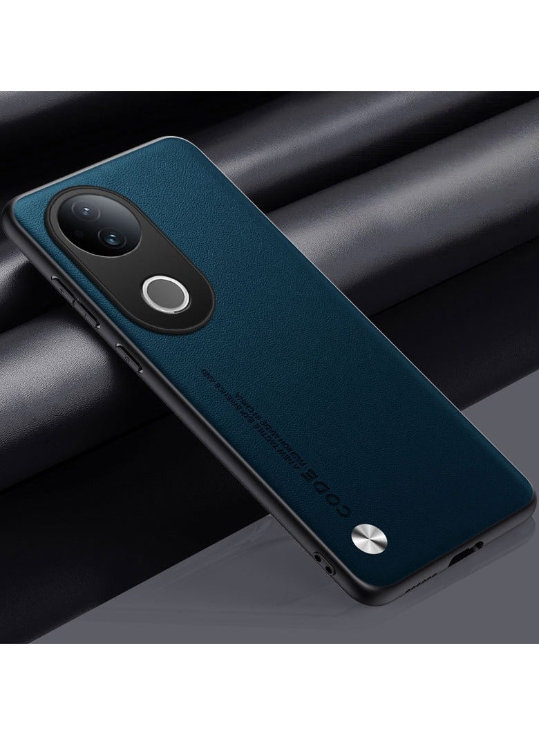 general Compatible with Vivo S20 Case, Anti-Fingerprint PU Leather Fabric TPU Hard Case Cover