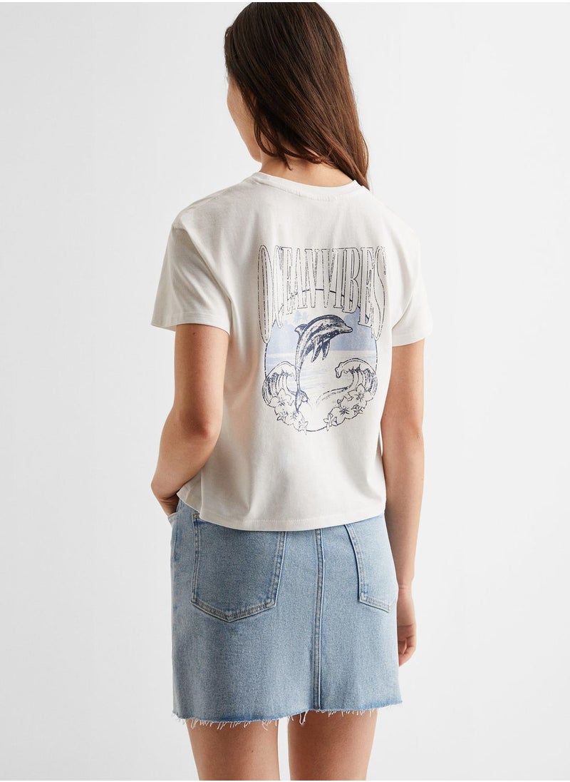 MANGO - Youth Back Printed T-Shirt - Image 1
