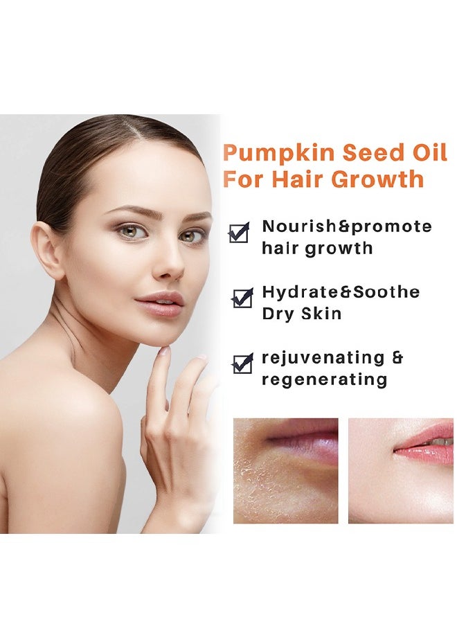 Lanthome - Pumpkin Seed Oil - Promote Hair and Eyelashes Growth, Soothe Dry Skin Pumpkin Seed Oil 60ml - Image 1