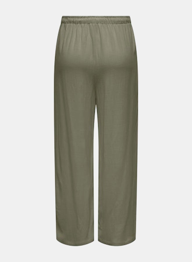 ONLY ONLY Womens Siesta Pull-Up Linen Pant  - Image 4