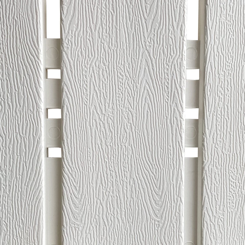 ARRYNTHEON Landscape Edging Kit 6.7 in Tall Decorative Double-Sided Wood-Look Fence Garden Border, Flower Bed Edging with 30 Anchoring Spikes, 13.9 Foot Kit (White) - Image 3