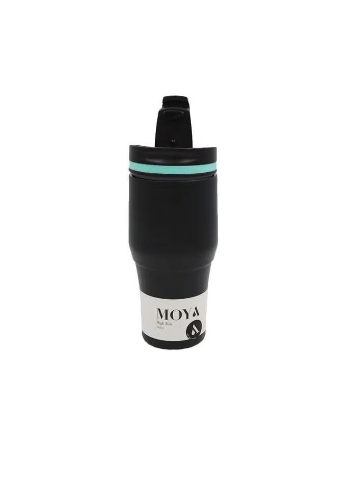 MOYA "High Tide" 380Ml Travel Coffee Mug Blue/Black - Image 3