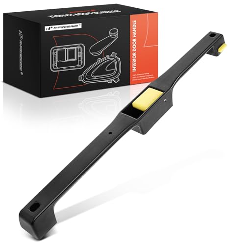 A-Premium APremium Driver or Passenger Side Interior Door Handle Compatible with Freightliner FL70 Black Housing with Yellow Lever - Image 1