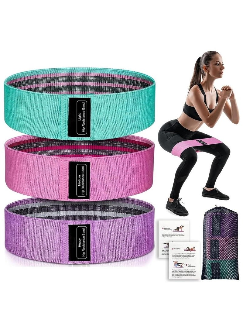 3 Pieces of Resistance Bands Exercise Workout Bands for Women and Men Stretch Bands for Booty Legs Pilates Flexbands - pzsku/Z63AE8515BD0A0B6B4C54Z/45/_/1691547516/9acd8812-edc2-48b5-926e-749fd7c67d6a