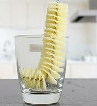 Nimbose® Long Handle Bottle Cleaning Brush, L-Shape Right Angle Hard Bristles Cleaning Scrubbing Brush for Deep Cleaning of Bottles, Cups, Mugs & Kettles (Qty: 1) - Image 4