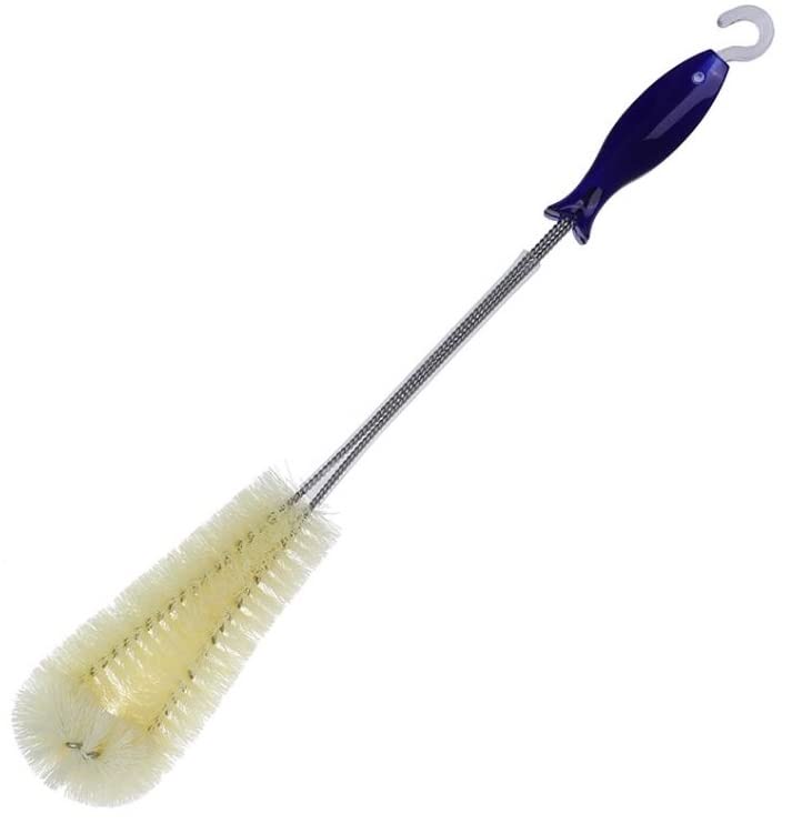 Nimbose® Long Handle Bottle Cleaning Brush, L-Shape Right Angle Hard Bristles Cleaning Scrubbing Brush for Deep Cleaning of Bottles, Cups, Mugs & Kettles (Qty: 1) - Image 1