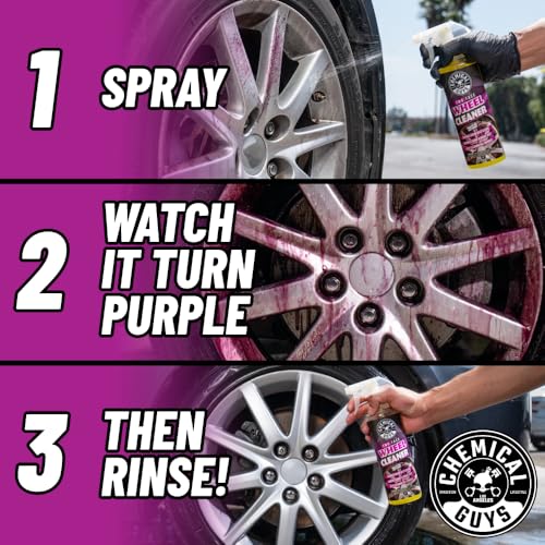 Chemical Guys Two Face Wheel Cleaner, Color Changing Wheel Cleaner, Safe for Cars, Trucks, SUVs, Motorcycles, RVs & More, Extra Large Size 32 fl oz - CLD30332 - Image 5