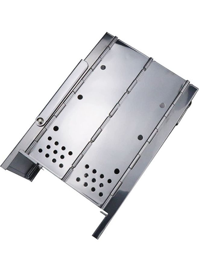 إسكدنيا شواية محمولة وبتصميم قابل للطي مصنوعة من الستانلس ستيل وتعمل بإشعال الأخشاب مع حقيبة تخزين - Image 5