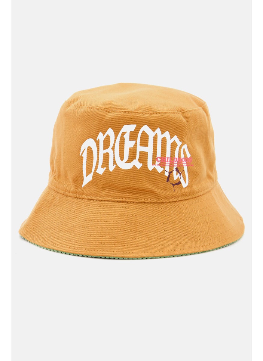 PUMA Women Graphic Print Bucket Hat, Brown  - Image 1