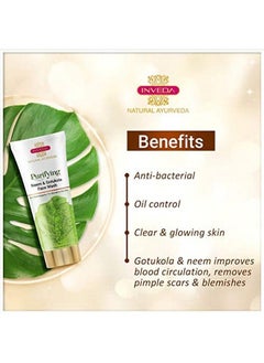 Purifying Neem & Gotukola Face Wash For Removing Pimples Scar And Blemishes Giving Clear Glowing Free Skin 100Ml - pzsku/Z63AEF6E570B8F0149741Z/45/_/1658555376/23ca15d3-c017-420c-9ca7-ecf98543b889