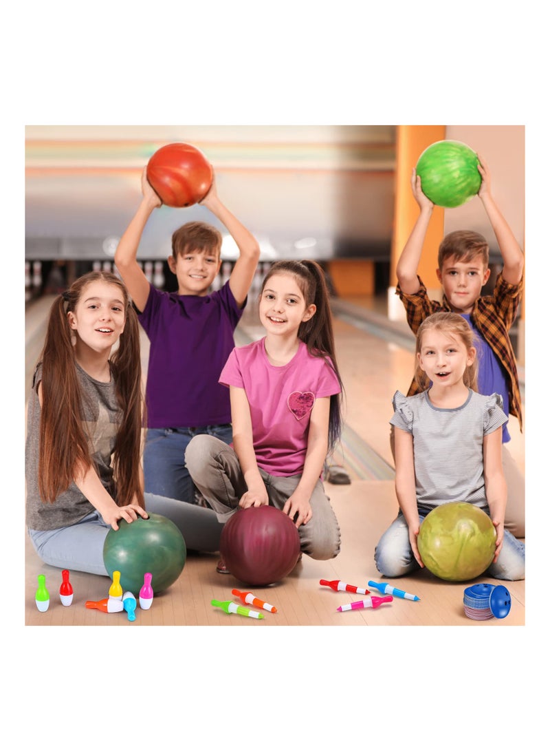 SYOSI أقلام حبر كروي ملونة باللون الأزرق، أقلام كرتونية قابلة للسحب، أقلام ميني لطيفة للممرضات، هدايا حفلات البولينغ لاستخدام الطلاب في القرطاسية في المكتب، في المنزل (30 قطعة)(لون عشوائي) - Image 4