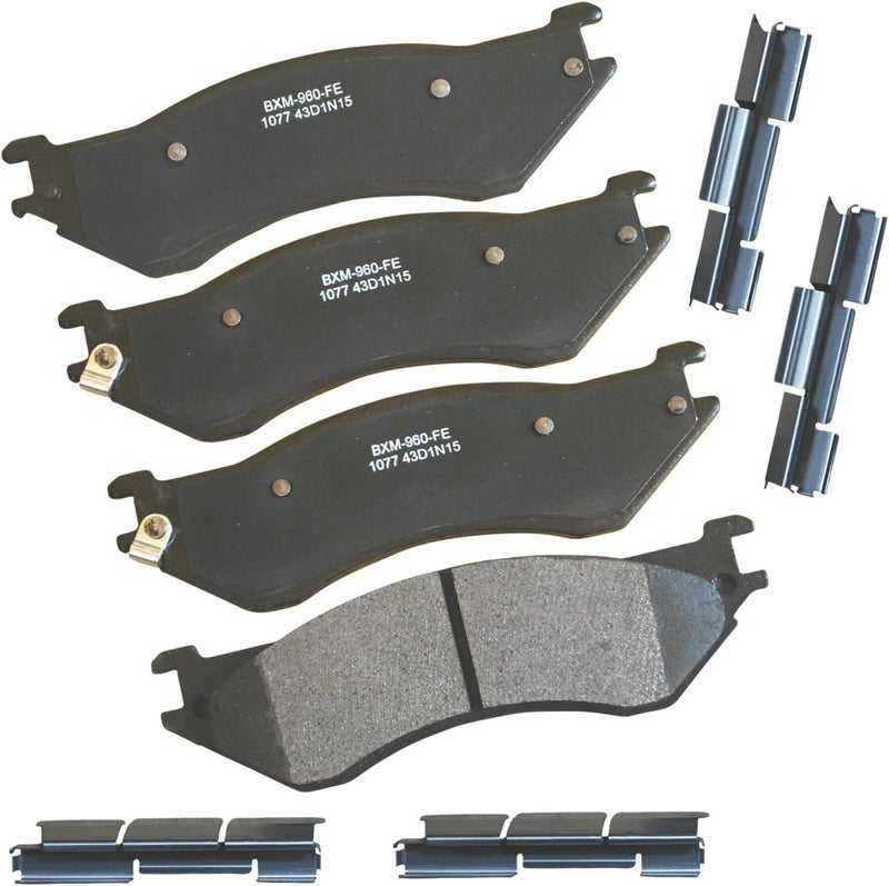 Bendix Premium SBM1077 Semi-Metallic Rear Brake Pads for Dodge Ram 1500 2005-2004 - Image 1