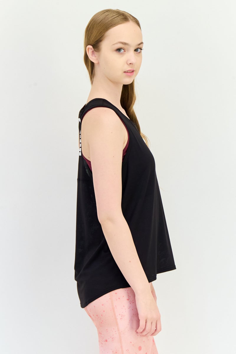 PUMA Women Sportswear Fit Sleeveless Training Top, Black  - Image 2