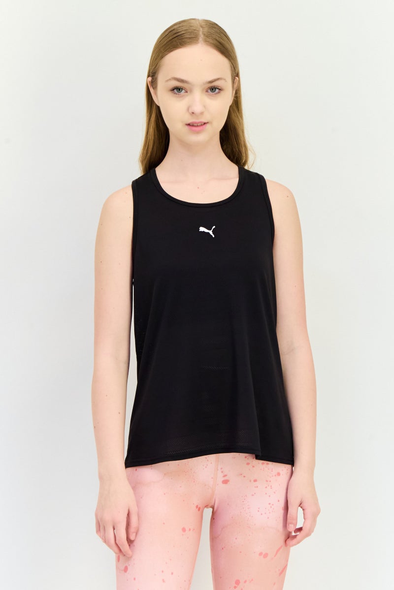PUMA Women Sportswear Fit Sleeveless Training Top, Black  - Image 1