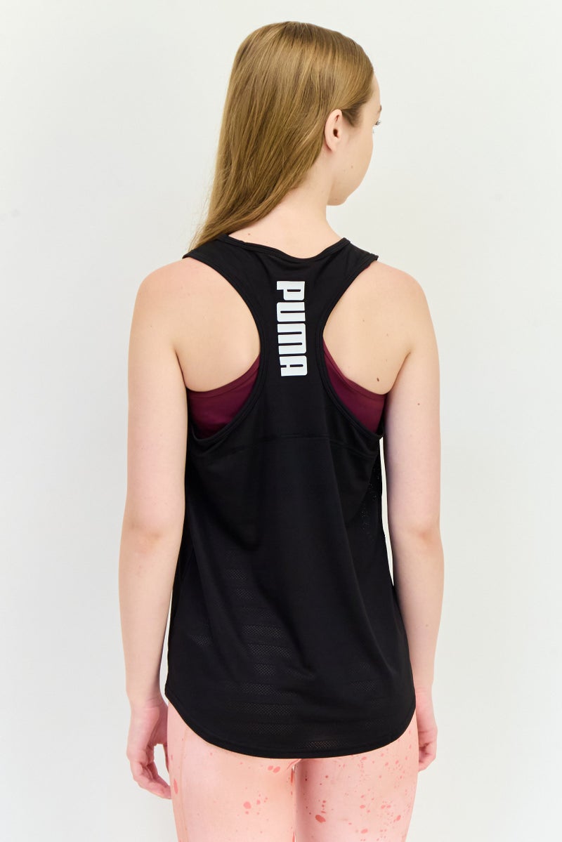 PUMA Women Sportswear Fit Sleeveless Training Top, Black  - Image 3