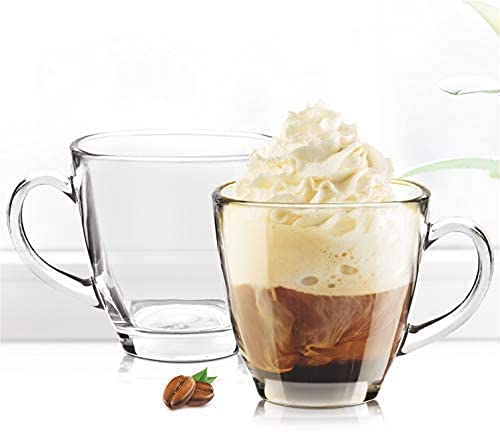 WOX MOX WOX MOX Tea and Coffee Cup Set 6 Pieces Clear 190ML  - Image 4