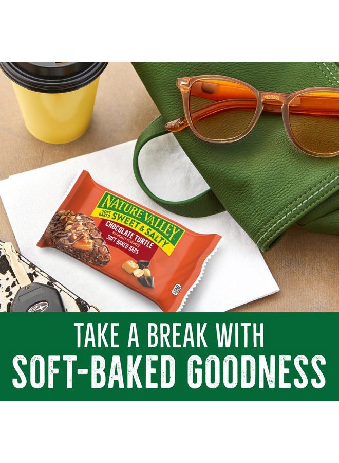 Nature Valley Soft Baked Sweet and Salty Bars, Chocolate Turtle, Made with Whole Grain, 5 Bars, 6.2 oz - Image 5