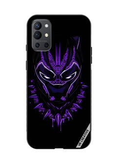 Protective Case Cover For OnePlus 9R Black Panther Design Multicolour