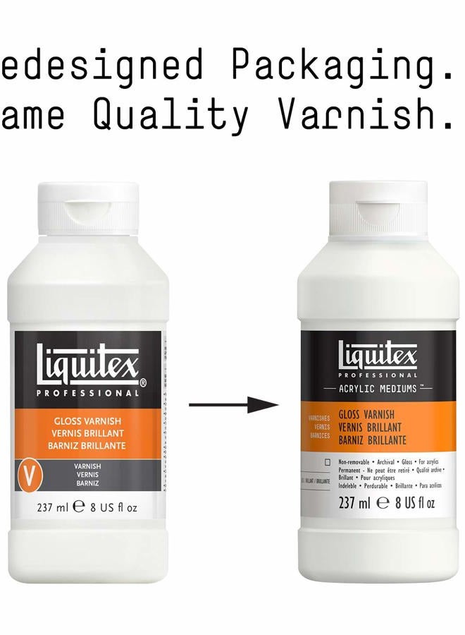 Liquitex Professional Gloss Varnish, 237ml (8-oz) - Image 2