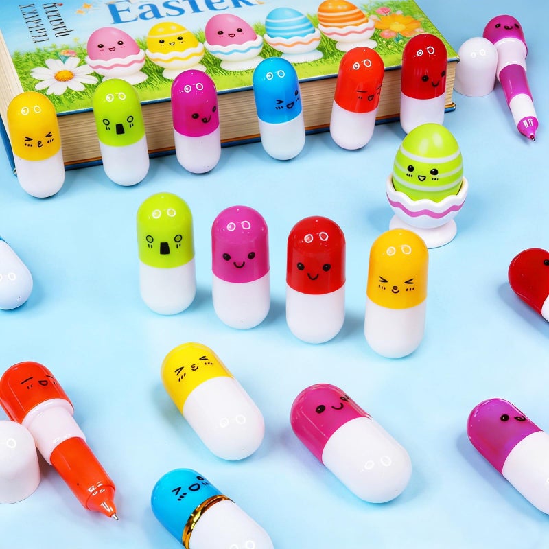 AMENON 28 Pack Easter Basket Stuffers, Retractable Pens Transform Novelty Pen for Kids Class Prizes Easter Gifts Classroom Exchange Boys Girls Easter Stationery Party Favor Easter Basket Stuffer Fillers - Image 5
