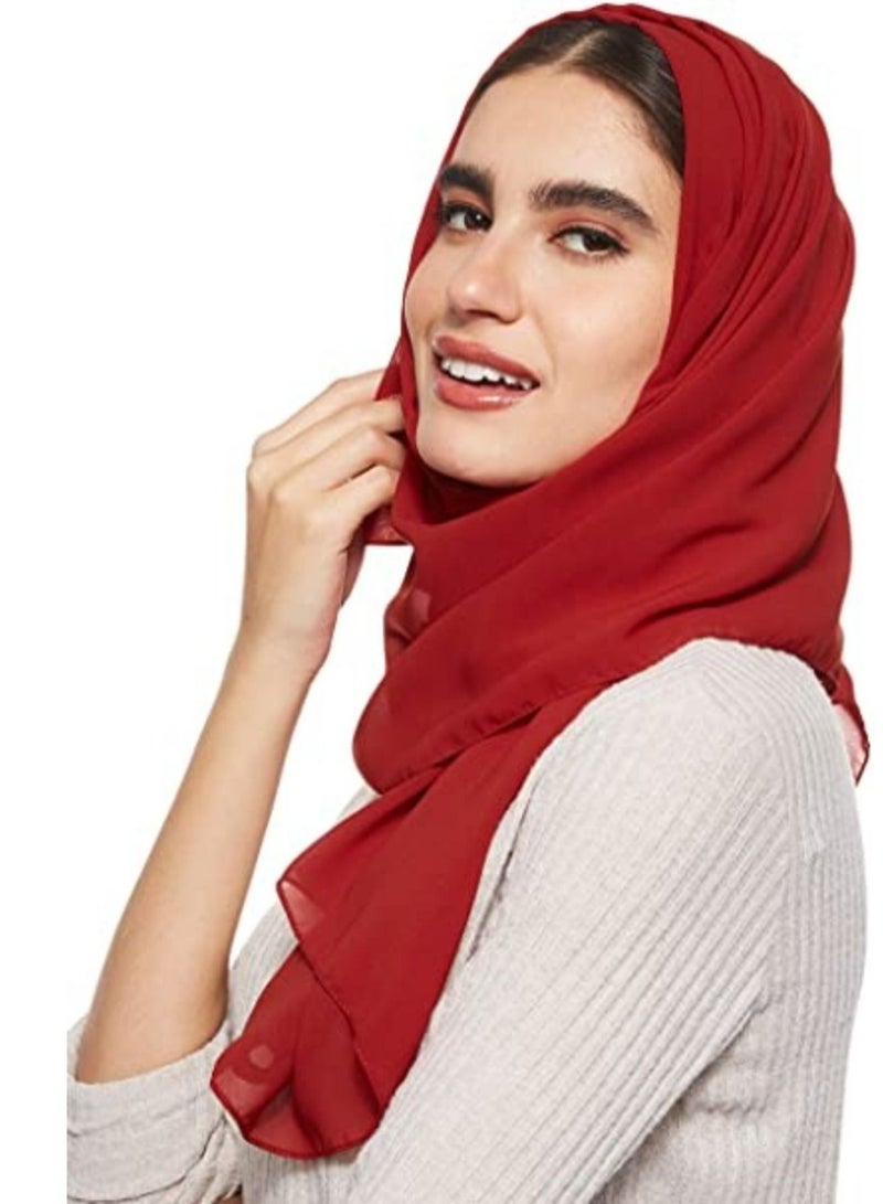 Chiffon Hijab Scarf - Image 1