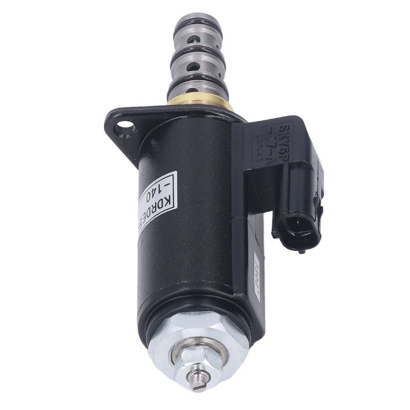 Hydraulic Pump Solenoid Valve:  Alloy Steel Construction, High Hardness, Wear Resistance - Fine Processing, Glossy Finish Replacement Part for Kobelco SK230 6E and SK210LC 6E Excavators - Image 4