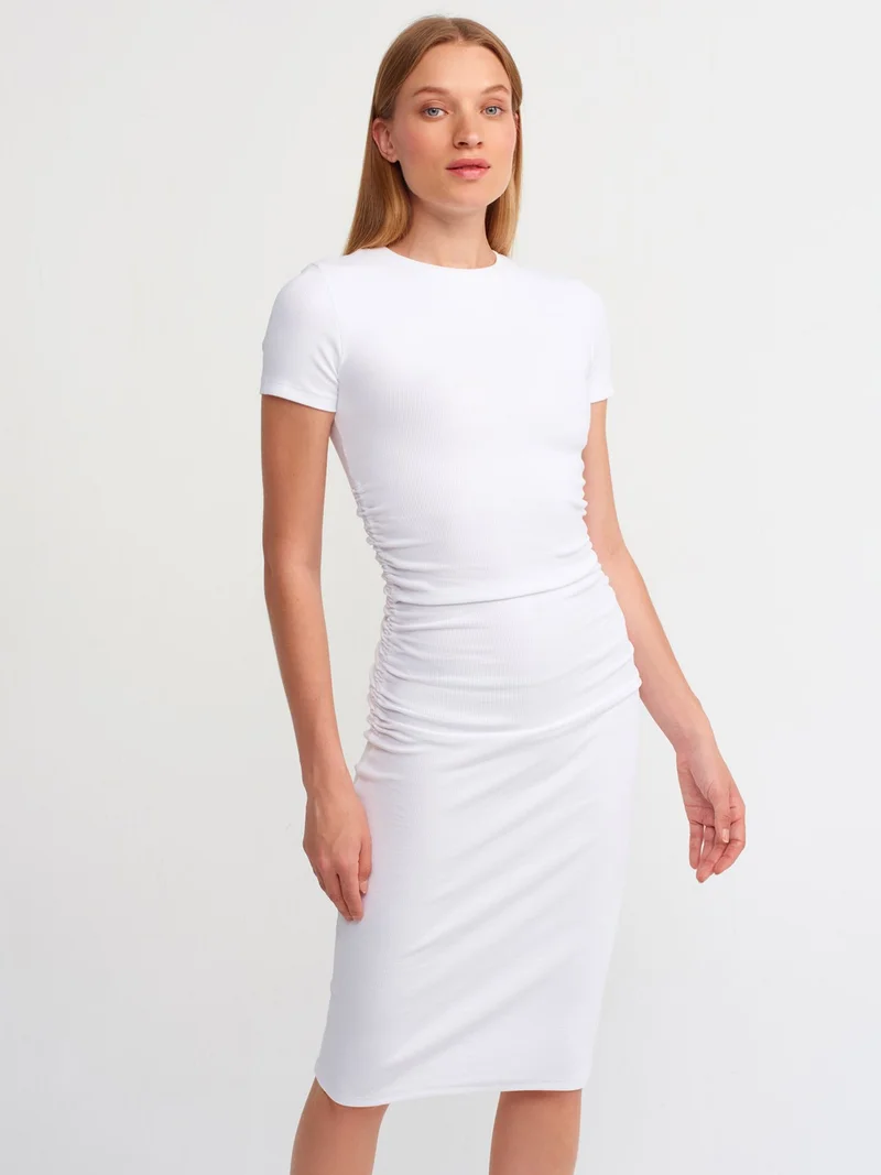ديلفين Ribbed Bodycon Dress