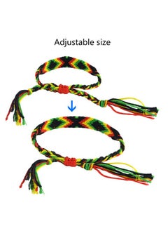 obmwang 16 Pieces Nepal Woven Friendship Bracelets Adjustable Braided Bracelets With A Sliding Knot Closure For Women And Men  - Image 3