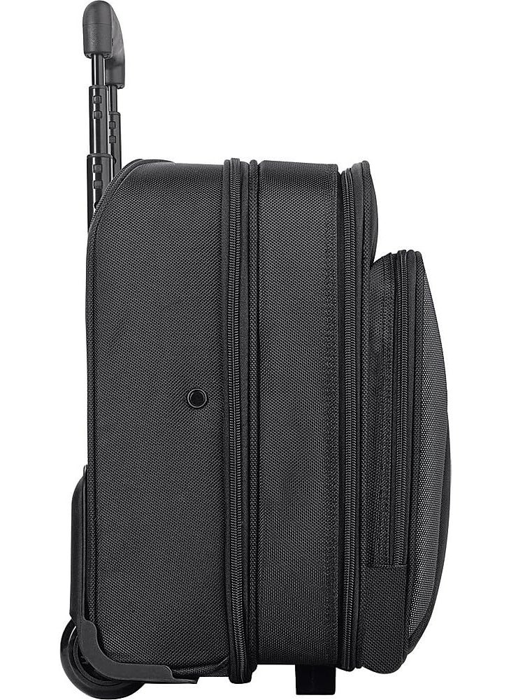 Solo Solo New York Rolling Case with Wheels  Roller Laptop Bag Wheeled Briefcase for Women  Men Carry On Size for Travel Fits 16 Computer  West Side Black  - Image 4