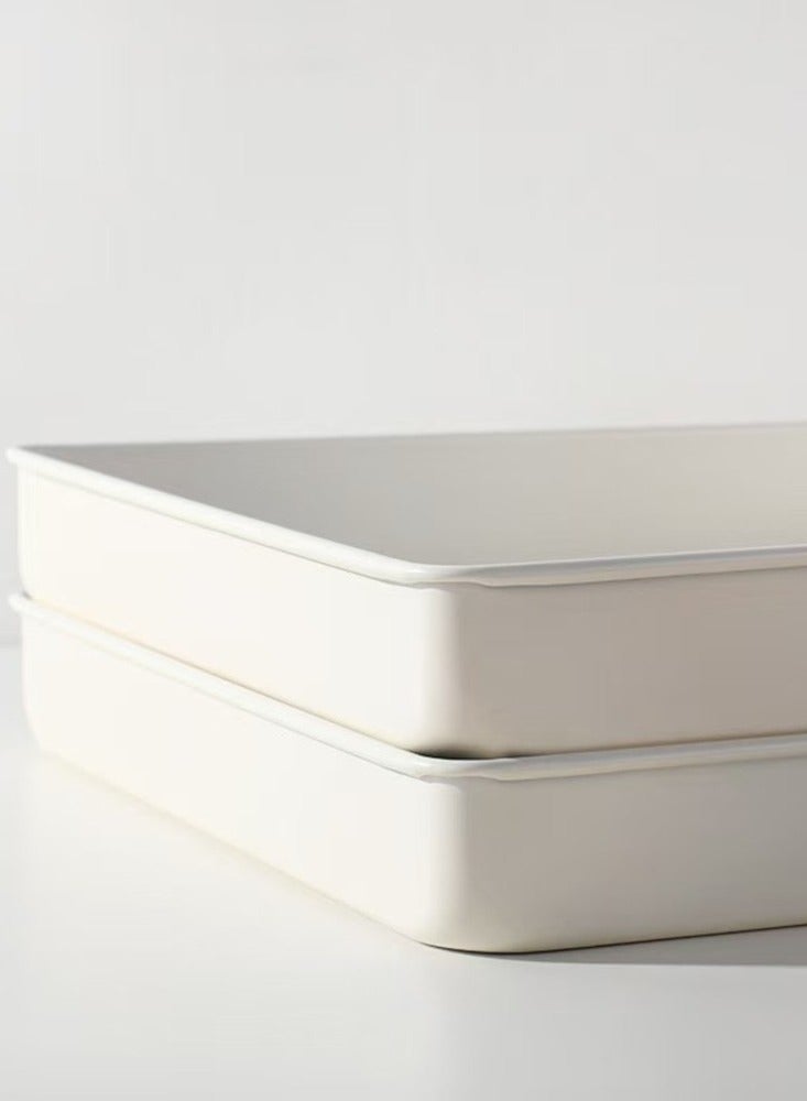 28 * 28 سم مربع الخبز وعاء ورقة الكربون الصلب طباخ غير لاصق علبة ميكروويف فرن وعاء الكوكيز علبة الخبز اكسسوارات الخبز - Image 5