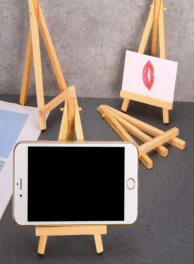 53 Arts 53ARTS Wooden Mini Easel 4Inch Stand for Painting & Display Purposes (Set of 10) - Small 4" Handmade Canvas Stand for Painting, Presentations and Display Purpose - Image 5