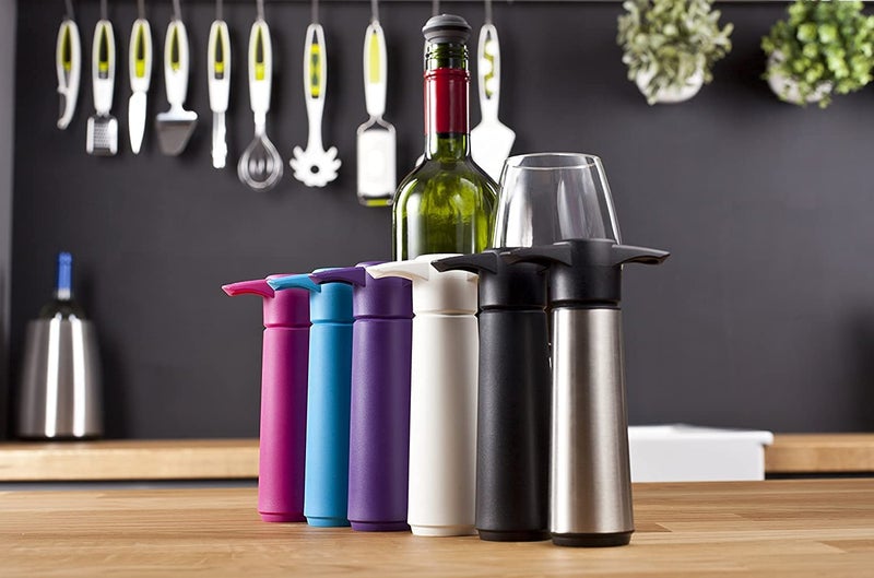 Verana Wine Saver Vacuum Pump with 1 Silicone Wine Stoppers, Black, Fits Most Bottles, Keeps Wine Fresh Up to 10 Days - Image 5