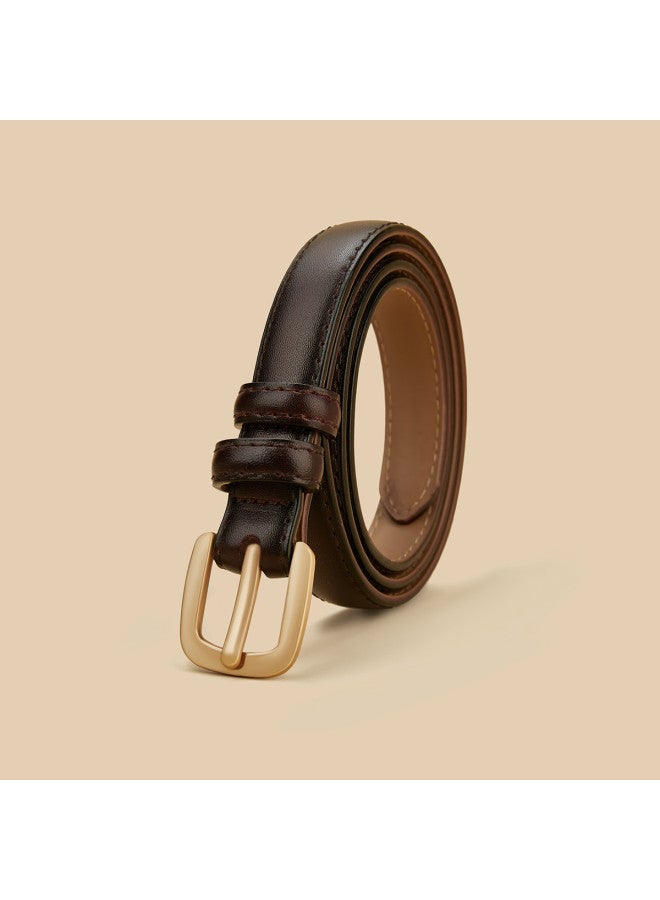 SAFIYA Qixi Festival Gift】2025 New Two-layer Cowhide Belt For Women, Jeans Belt With Pin Buckle - Image 5