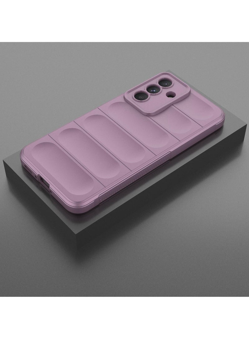 Phone case cover Magic Shield TPU + Silicone Shockproof Phone Case For   Samsung Galaxy A56 /Samsung Galaxy A36 (Purple) - Image 3