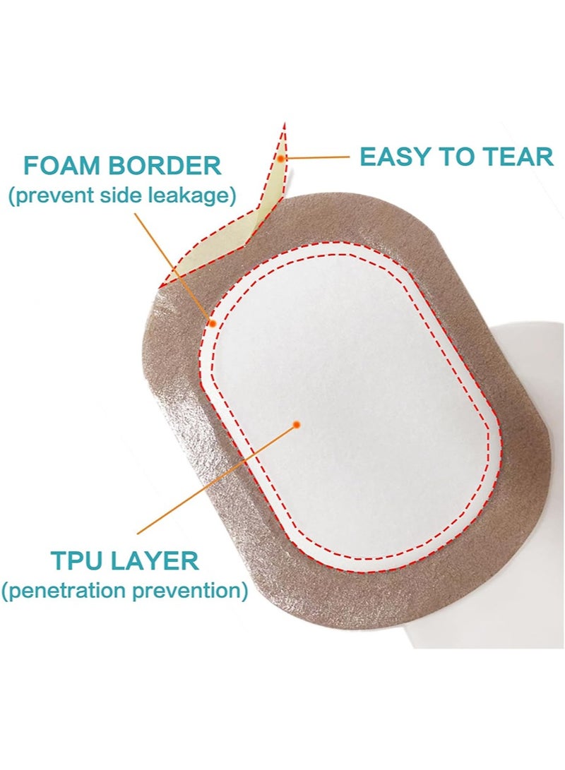HaLunhi 8 Pcs Castor Oil Pack Wrap，Organic Cotton Castor Oil Patches Disposable，Self-Adhesive Castor Oil Wrap Pads，Portable Anti Leakage No Wash Castor Oil Packs Kit（20*14cm） - Image 4