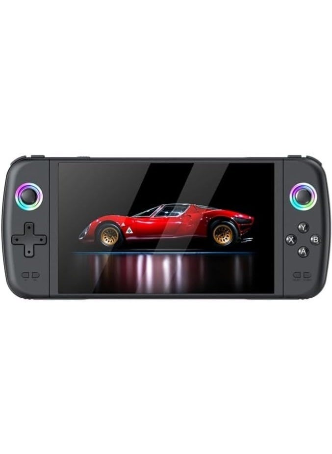 GAME M27 Handheld Game Console 7 Inch IPS Screen EmuELEC System Portable Retro Gaming Device Dual Joystick RGB Lighting Rechargeable Battery Multimedia Player Gift Option - Image 1