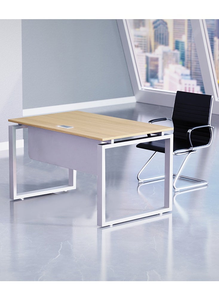 Mahmayi Carre 5114 Workstation Table without Drawer for Home & Office - Coco Bolo