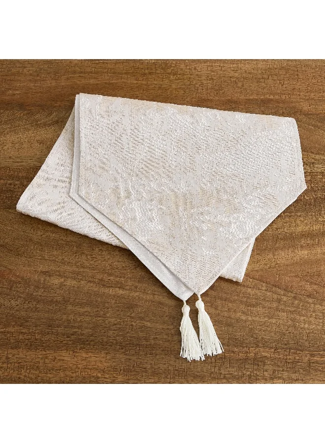 Home Box Harper Marley Jacquard Table Runner - 33X120 Cm