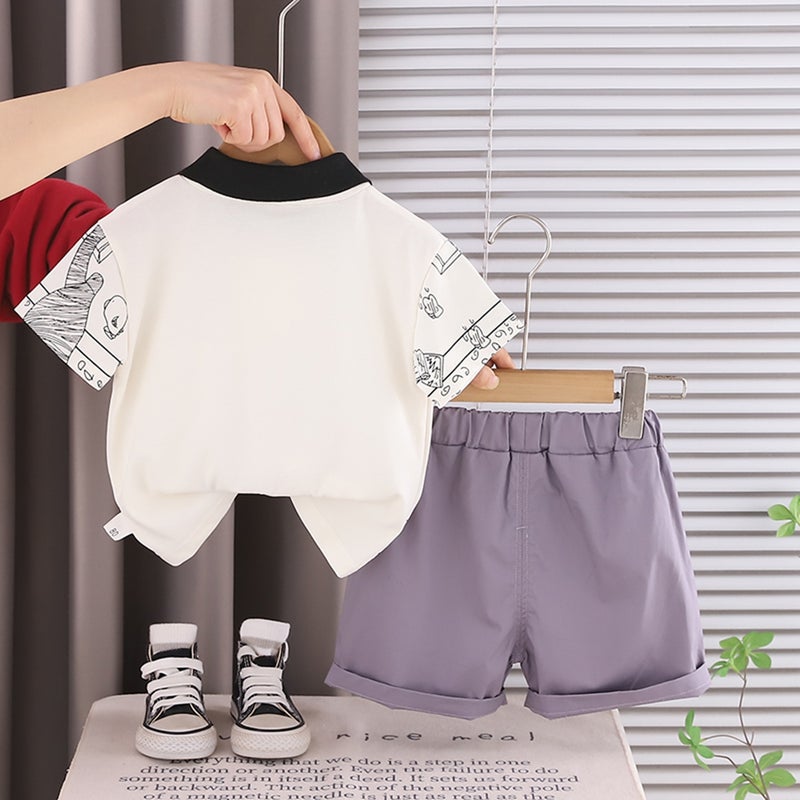 ChicPoint 2 Pcs 2-4years Boys Pants Suit - Image 2