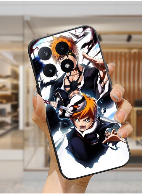 Protective Shockproof Case Cover For Xiaomi POCO X6 Pro Bleach anime cute boy Drawing