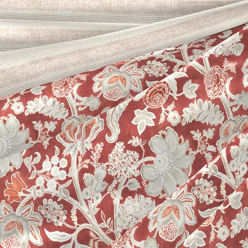 MYTRIDENT Trident Nectarsoft Elite King Size Bedsheet for Double Bed, 100% Cotton, 5-Piece Set (1 King Size Bedsheet with 4 Pillow Covers) Superior Softness, 400 Thread Count, Luxurious Finish- Jasmine - Image 4